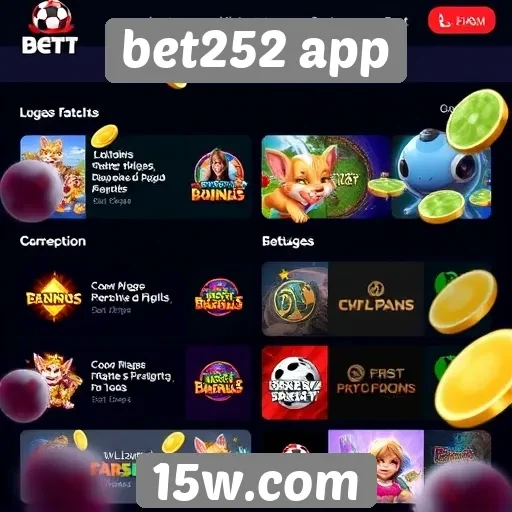 Comparativo de jogos disponíveis no bet252 app